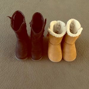Two pair of toddler boots
